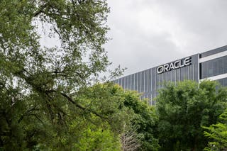 Oracle's headquarters are seen in Austin, Texas last April. Oracle is one of the leading providers of TikTok servers